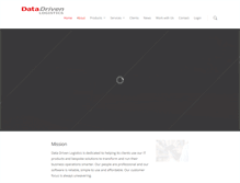 Tablet Screenshot of datadrivenlogistics.com